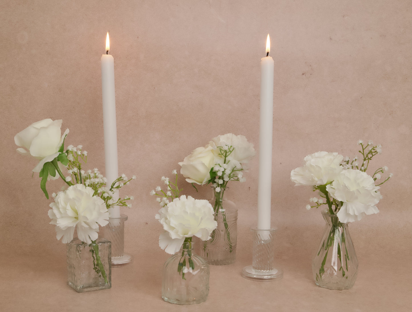White Dream - Bud vases