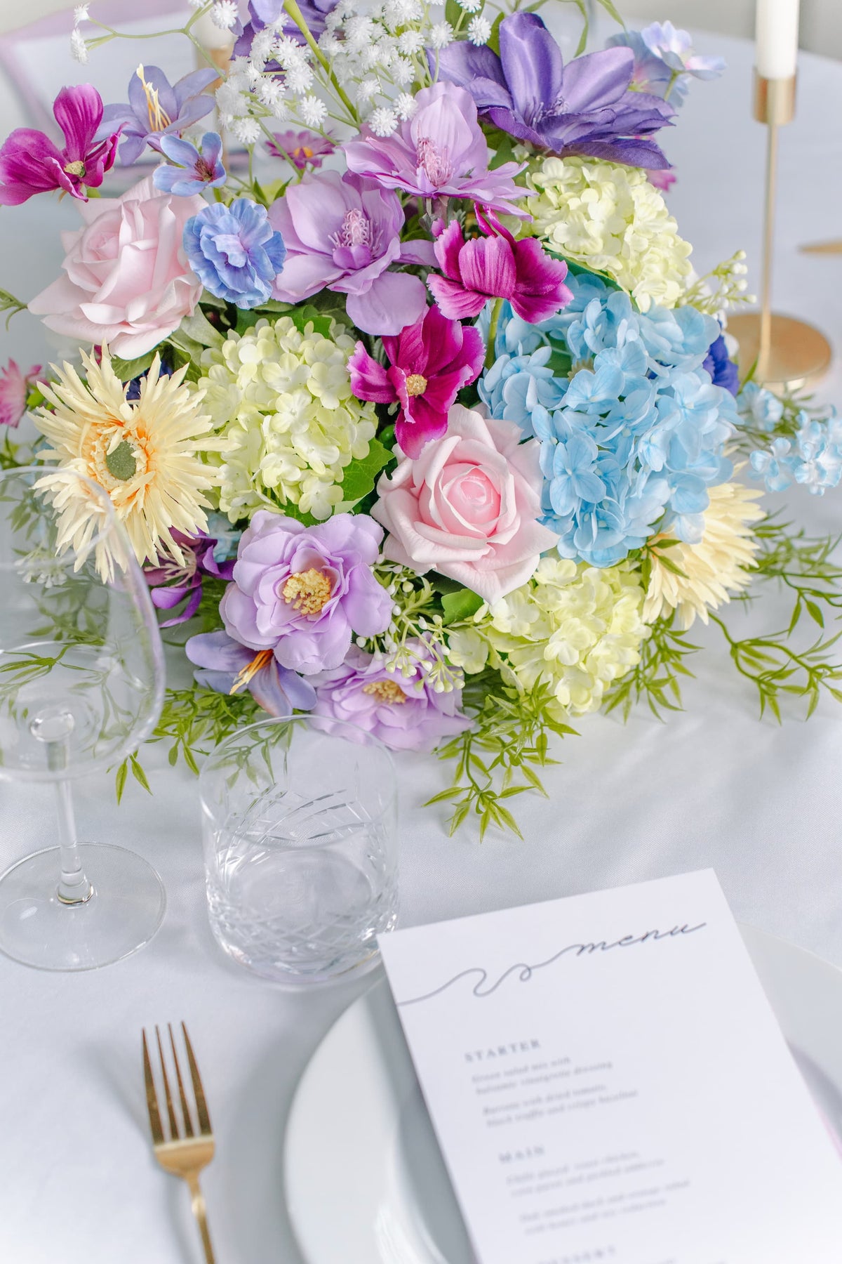Whimsical Romance - Table Centerpiece