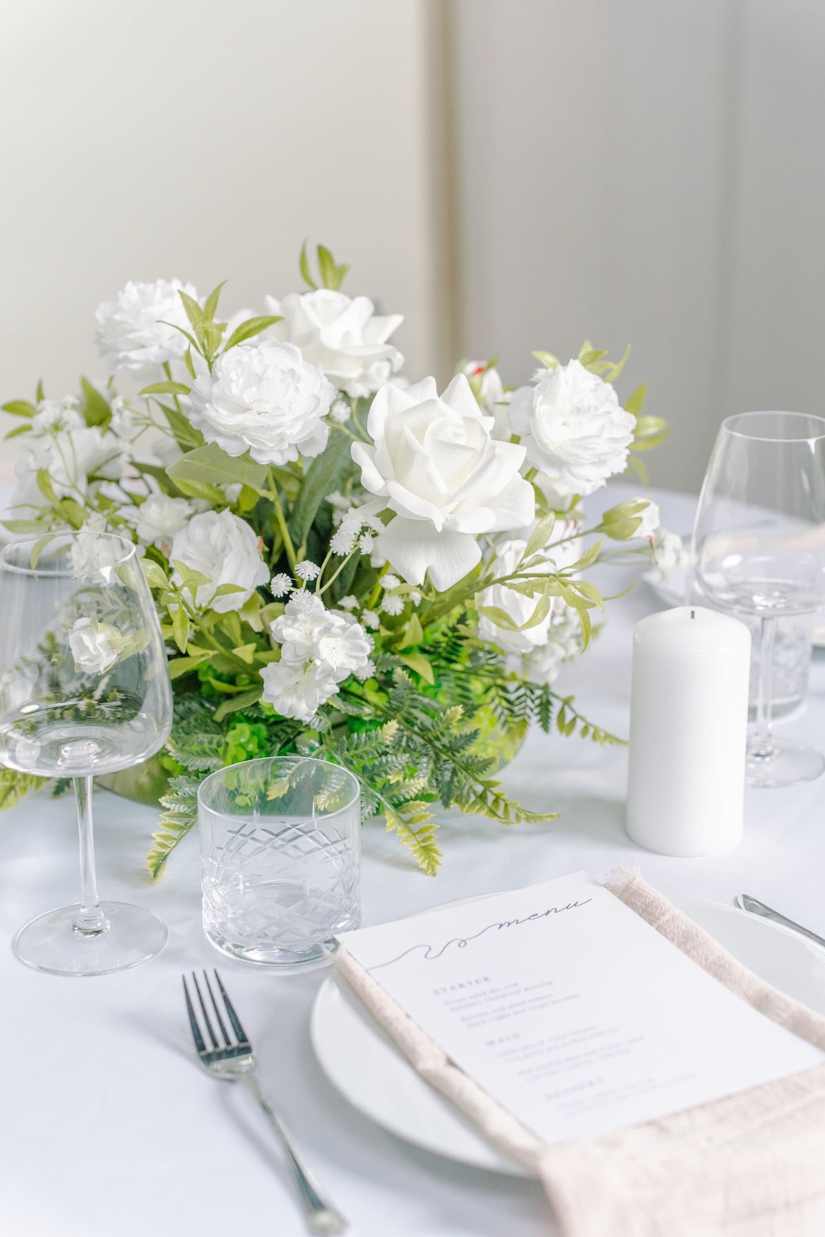 White Dream - Table Centerpiece