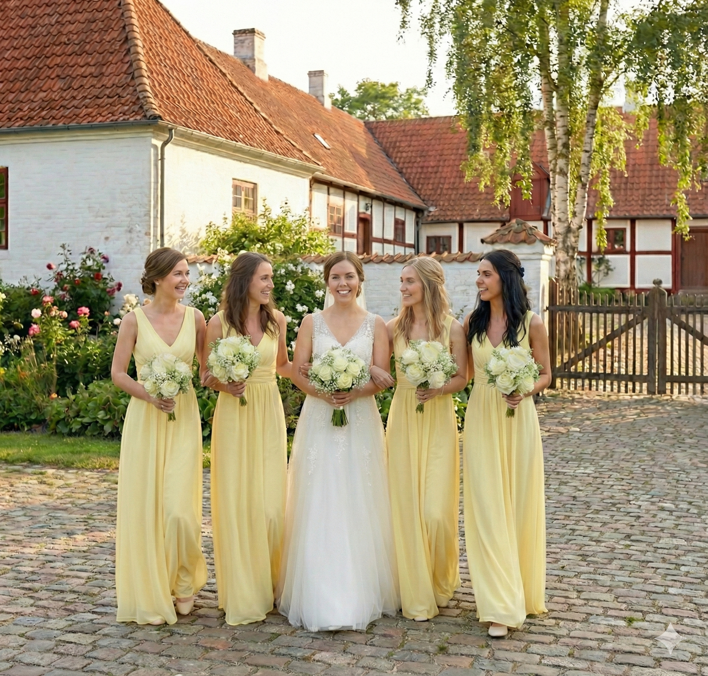 White Dream - Brudepigebuket