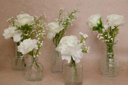 White Dream - Bud vases