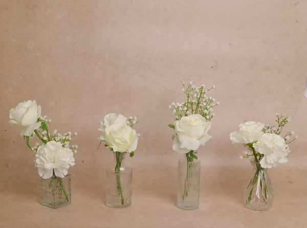White Dream - Bud vases