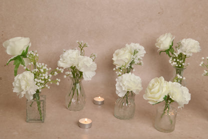 White Dream - Bud vases