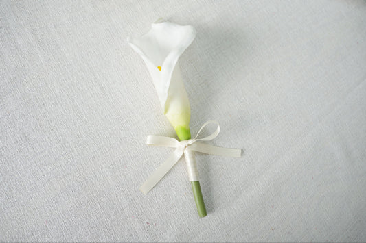 Sophisticated Elegance - Lily Buttonhole